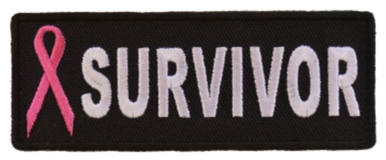 Ribbon Breast Cancer Survivor Pink Patch